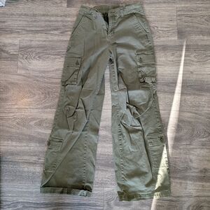 Wild Fable Women's Olive Boot Cut Cargo Pants